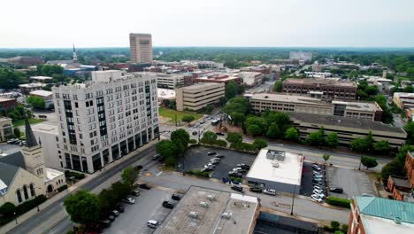 aerial high above spartanburg sc, spartanburg south carolina, home to bmw car factory