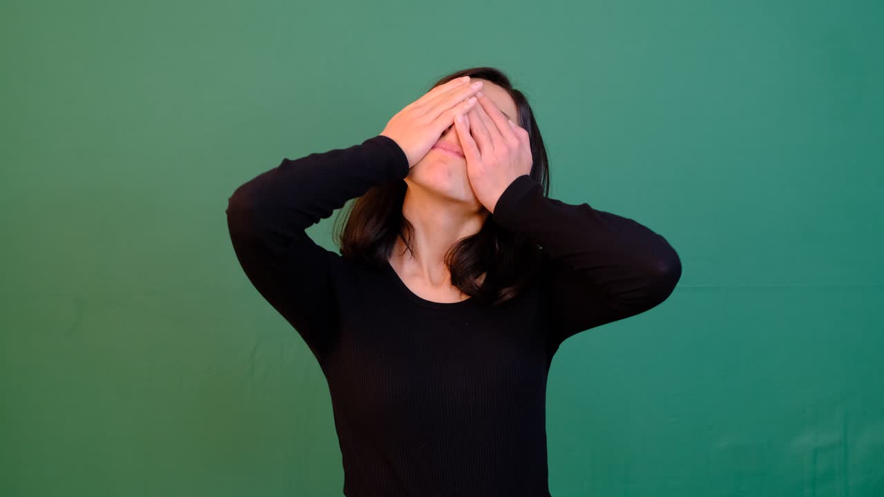 잠자는 여자 얼굴