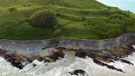 Befestigte-Küste.-Camden-Fort-Meagher,-Crosshaven,-Irland