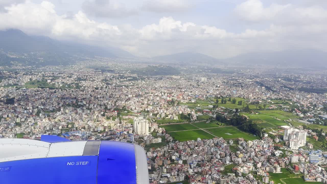 Footage of the runway at Tribhuvan International Airport in Kathmandu, Nepal, featuring aircraft movements, aviation activity, and travel scenes at the country’s main international air gateway