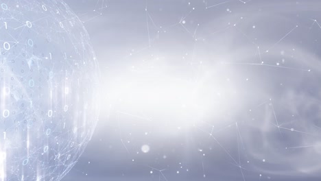 bright shining binary numbers network cyberspace.