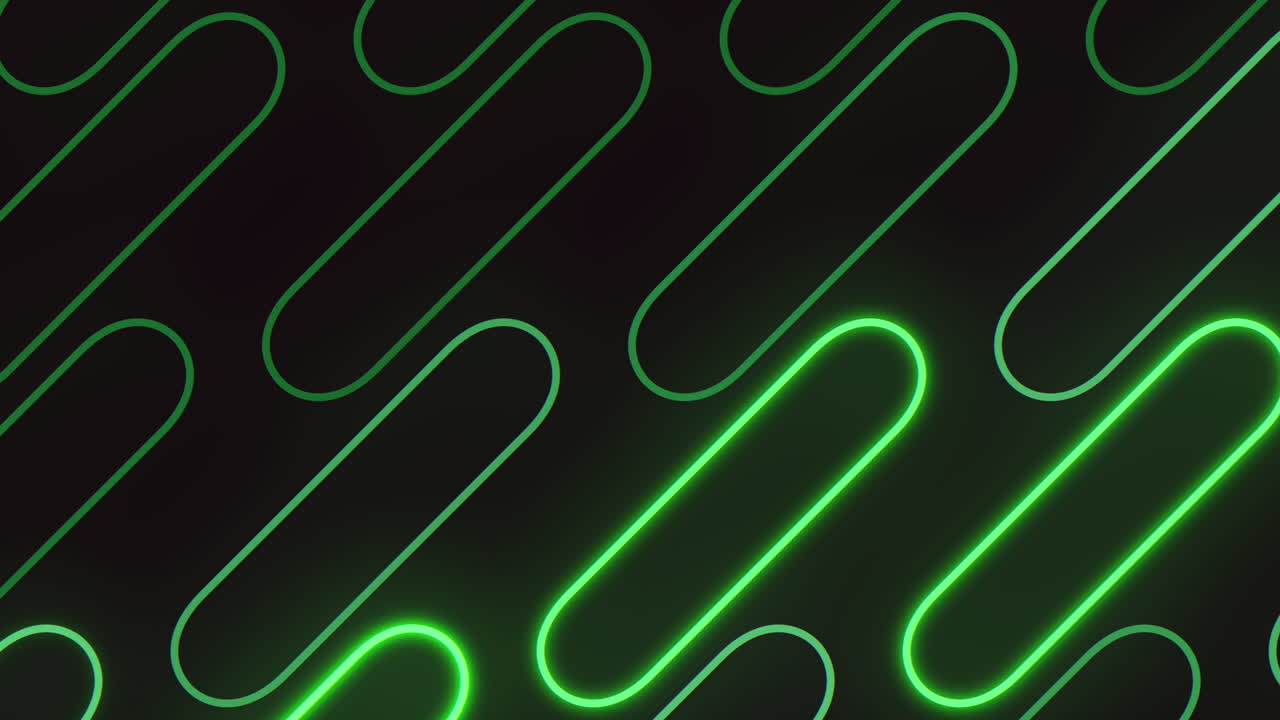 patrón geométrico de discoteca con luz verde neón