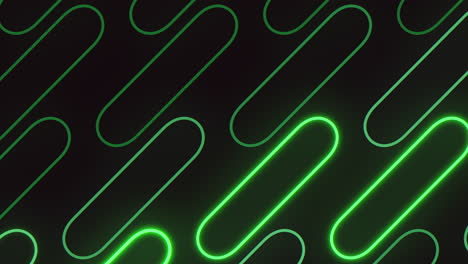 Nightclub-geometric-pattern-with-neon-green-light