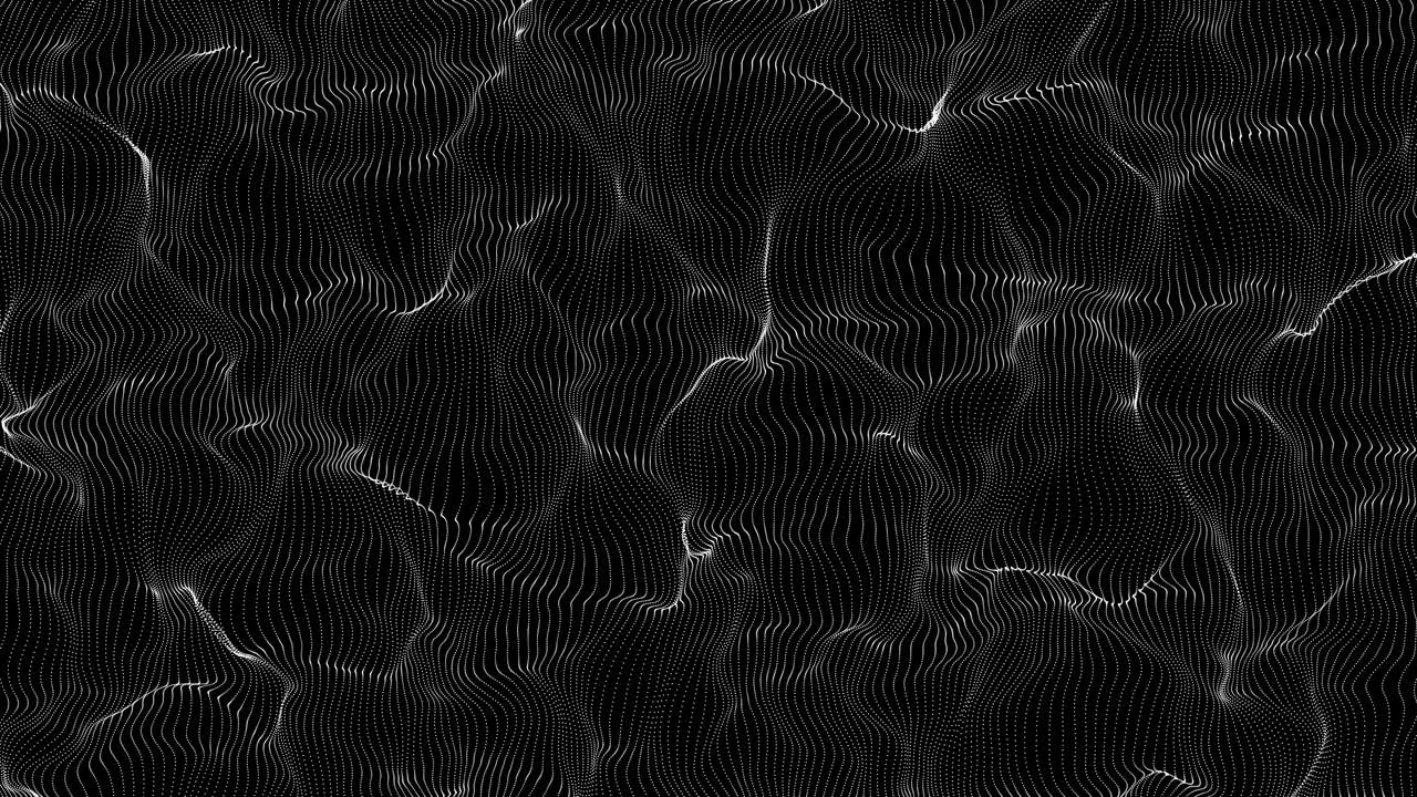 ondata di particelle bianche
