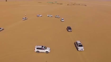 cars in the desert