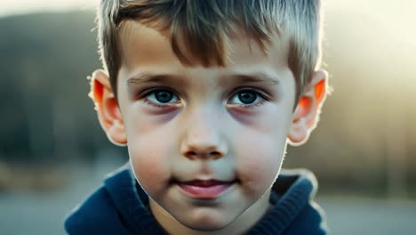 retrato de un niño