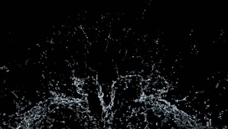 water splash slow-motion