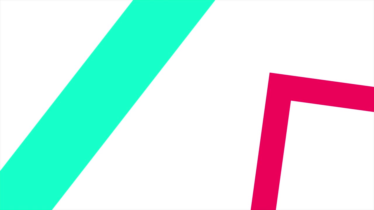 Animación abstracta dinámica con formas geométricas y colores cambiantes