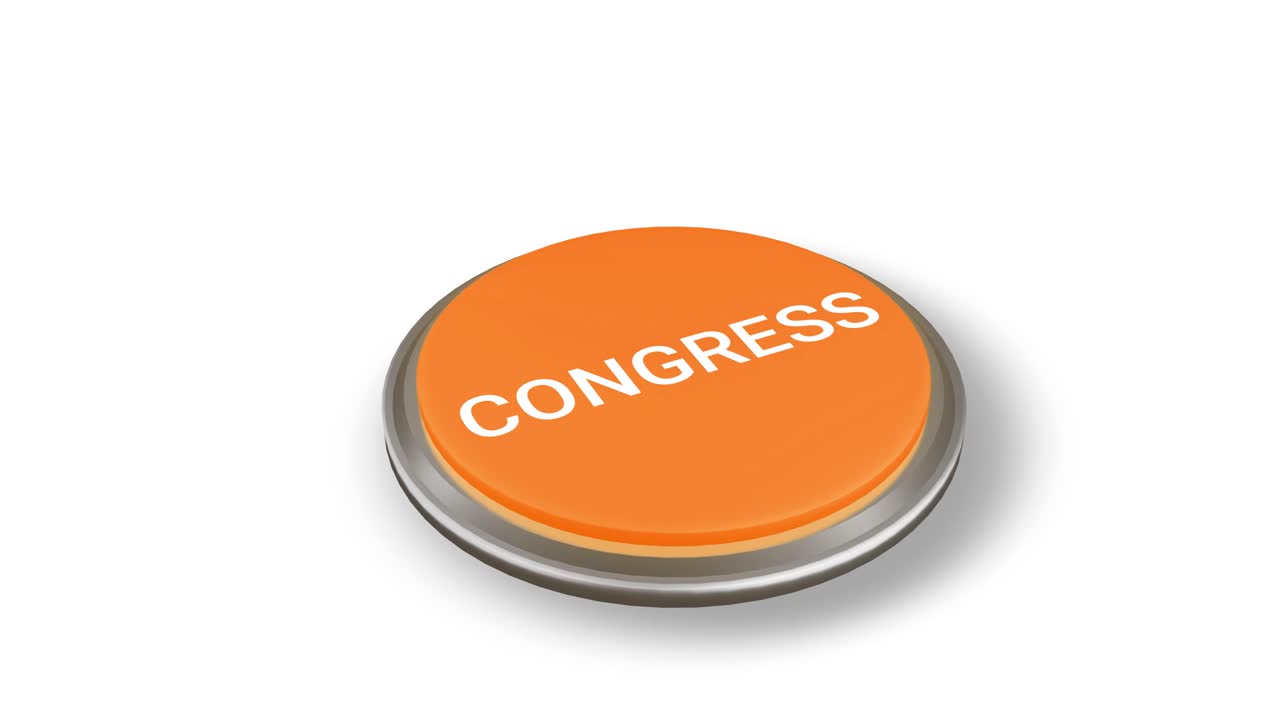 Congress political party Button