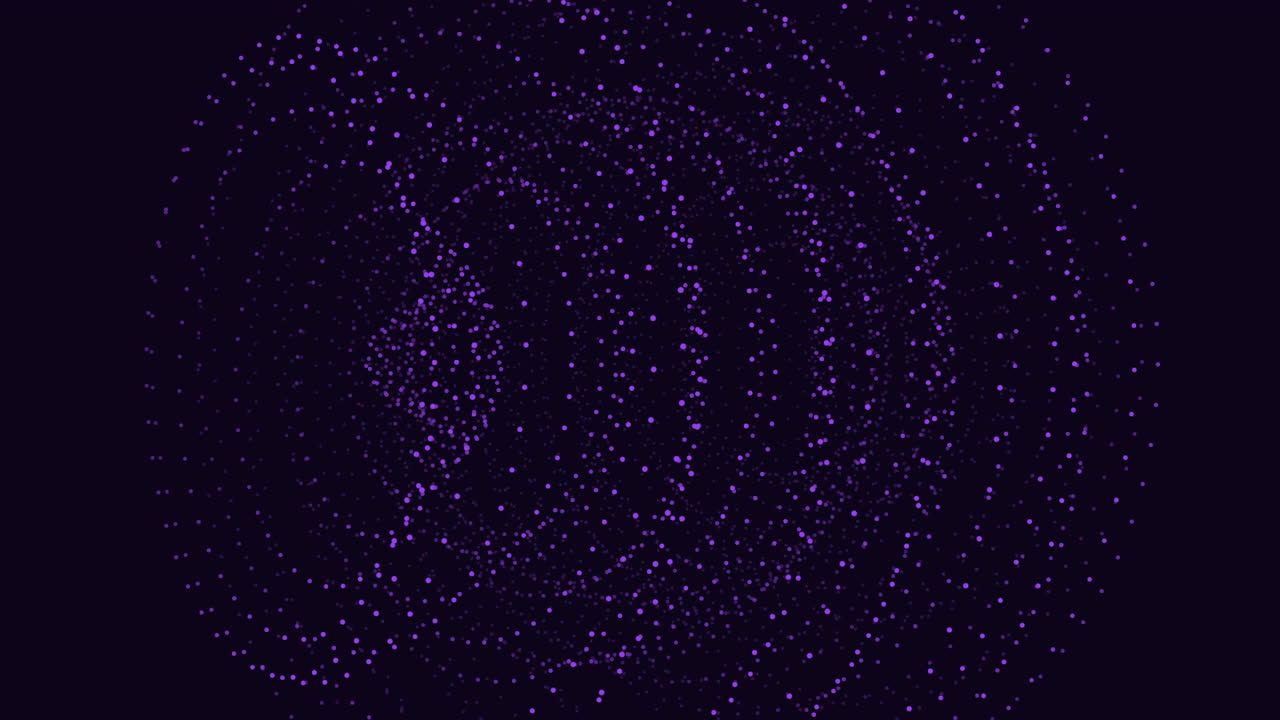 A mesmerizing swirling pattern of connected dots on a dark backdrop. The circular arrangement creates an intricate and captivating visual design