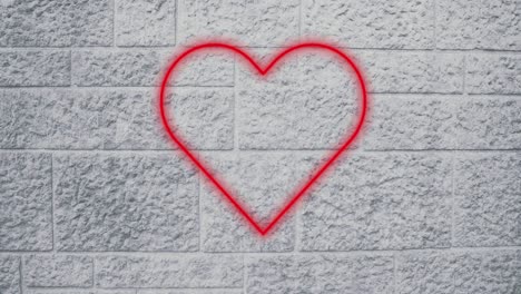 pulgares hacia abajo signo de neón en la pared de ladrillo 4k