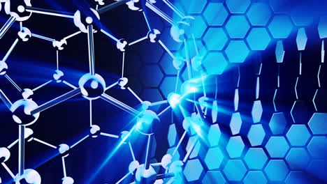 las moléculas en movimiento. biología