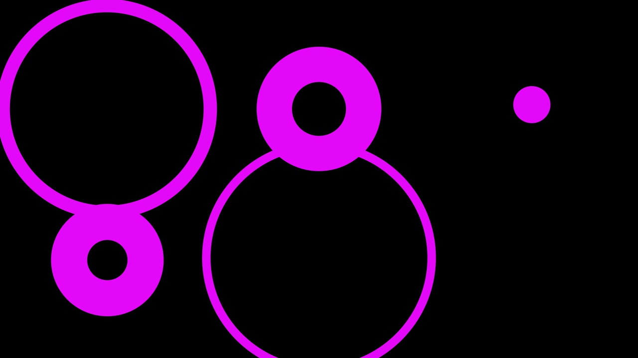Shape animation circle spreading motion graphics