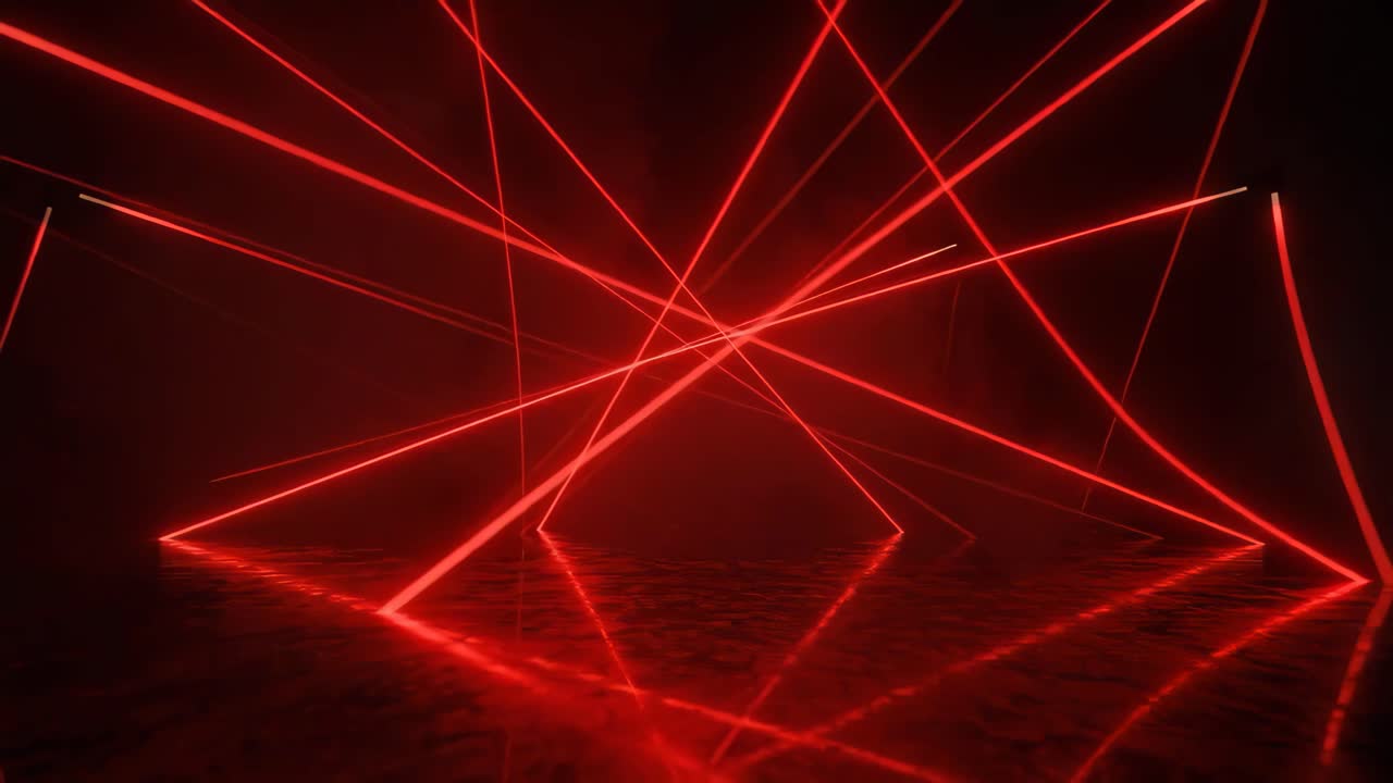 Vivid visual spectacle dynamic neon lights generate lively abstract visuals