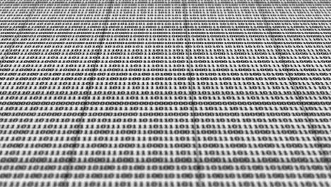 Scrolling-black-and-white-binary-code