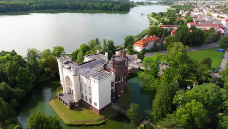 castle near wielkopolska poland, europe