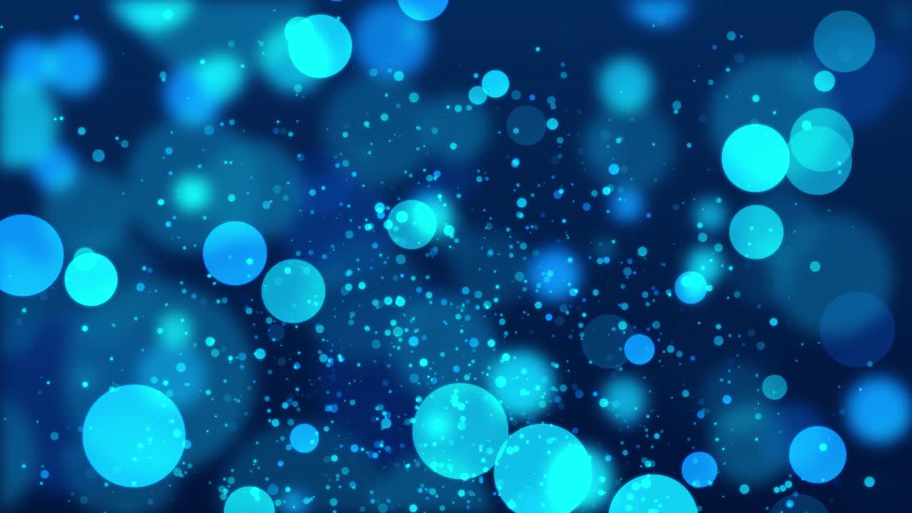 Glitter blue and orange softfocus lights flashing loop background decoration at happy christmas