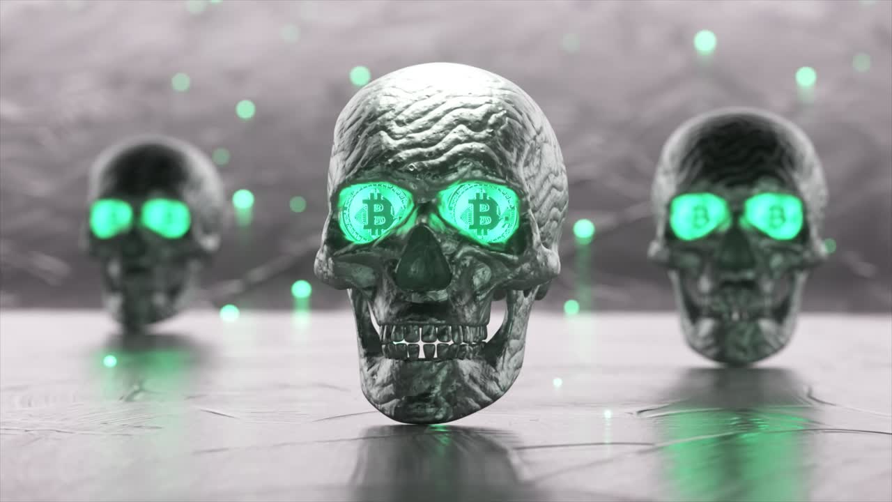 Биткоин-черепа