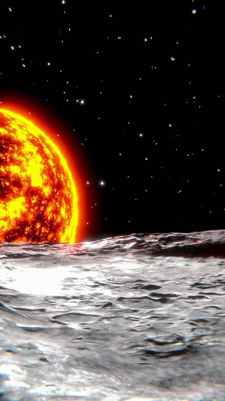 astronauta corriendo en la luna