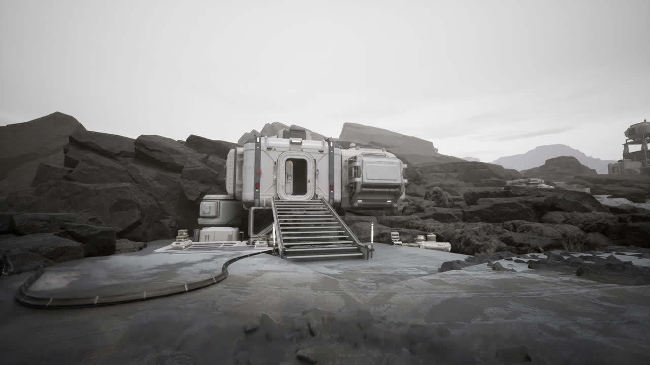 미래의 우주 기지, 황폐한 행성