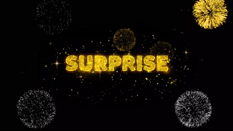 surprise fireworks graphic design