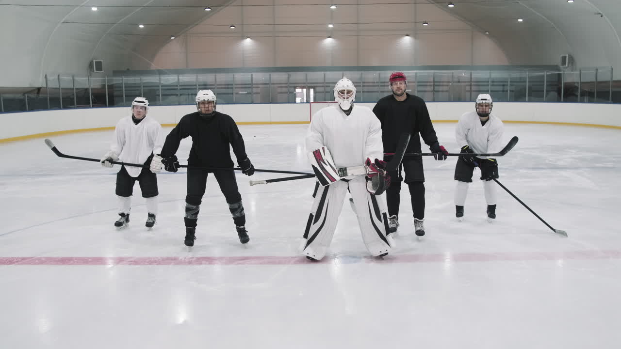 Portrait Of Hockey Team Together