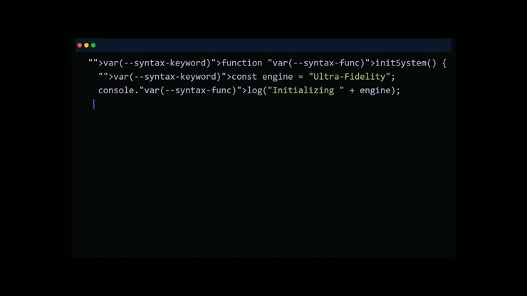 Software Developer Writing JavaScript Code in a Terminal Window