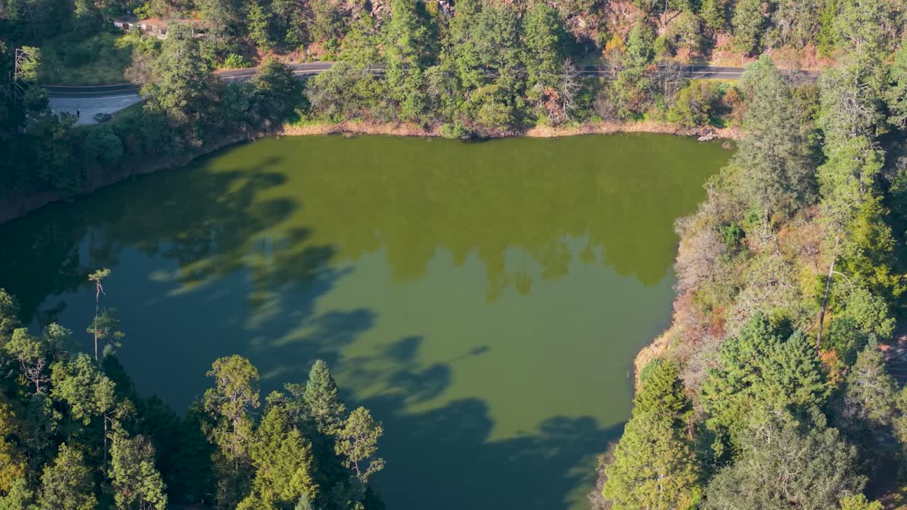 Drone sweep across the Zempoala lagoon region in Morelos