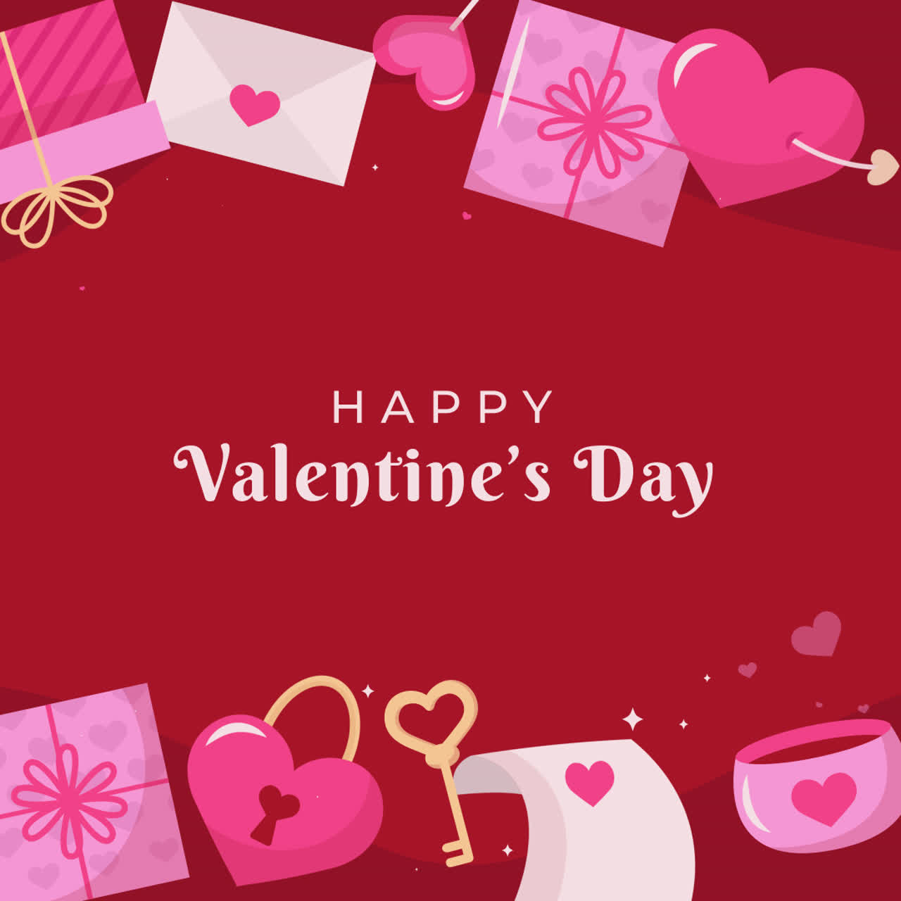 иллюстрация счастливого дня святого валентина