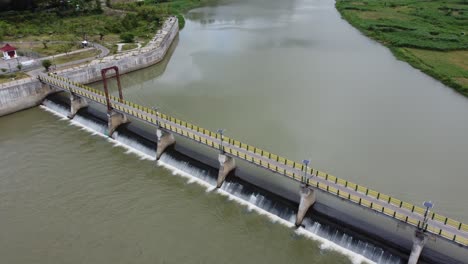 kamijoro dam, one of the largest dams in bantul city, yogyakarta, indonesia