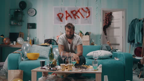 después de la fiesta.