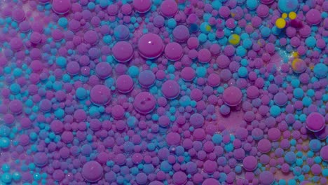 Abstract Macro Photography of Oil and Water Bubbles