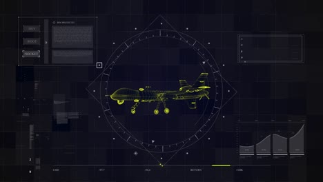 abstracto de fondo de hud 4k