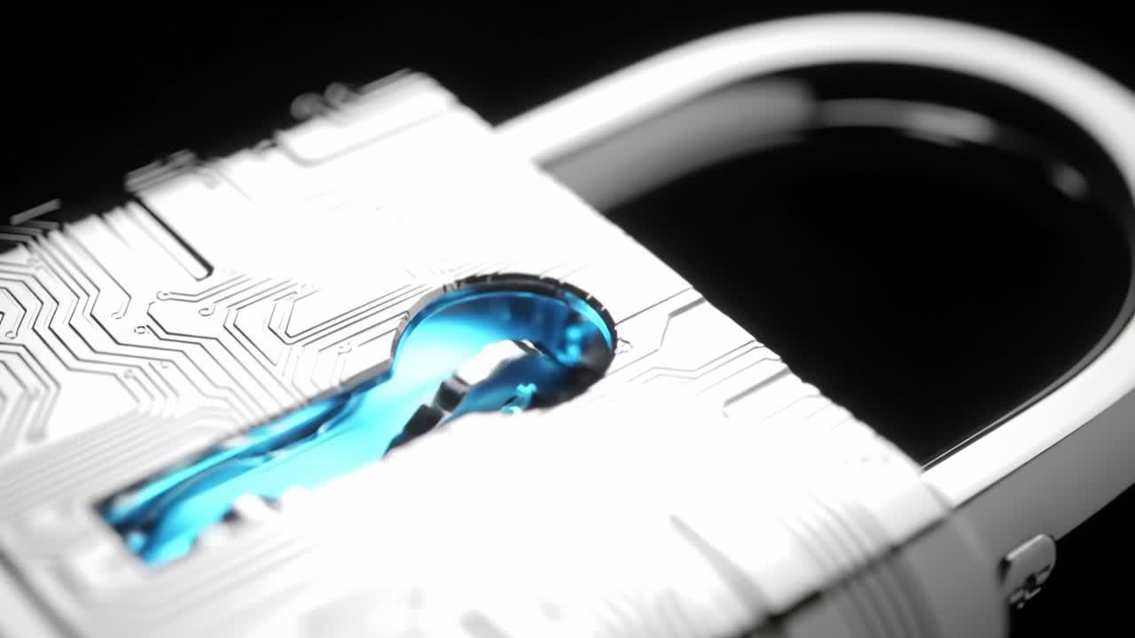 cerradura digital futurista