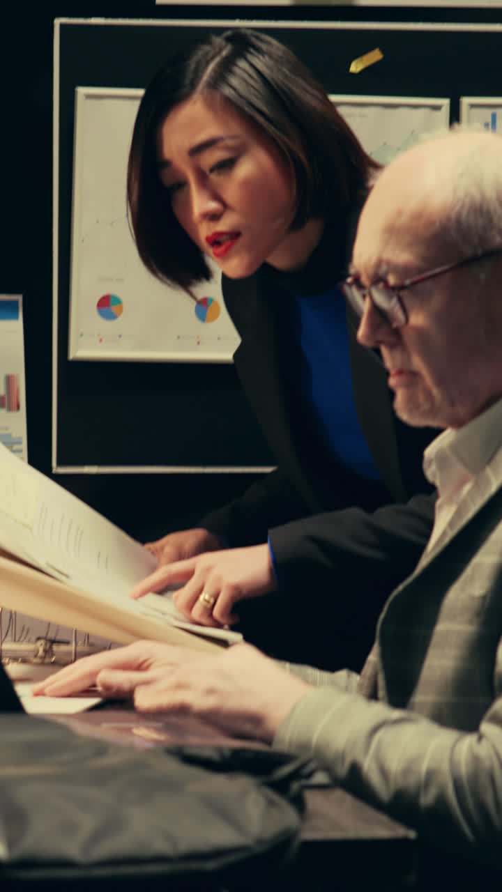 Vertical Video Detectives team search for missing persons or unsolved cases in archived records