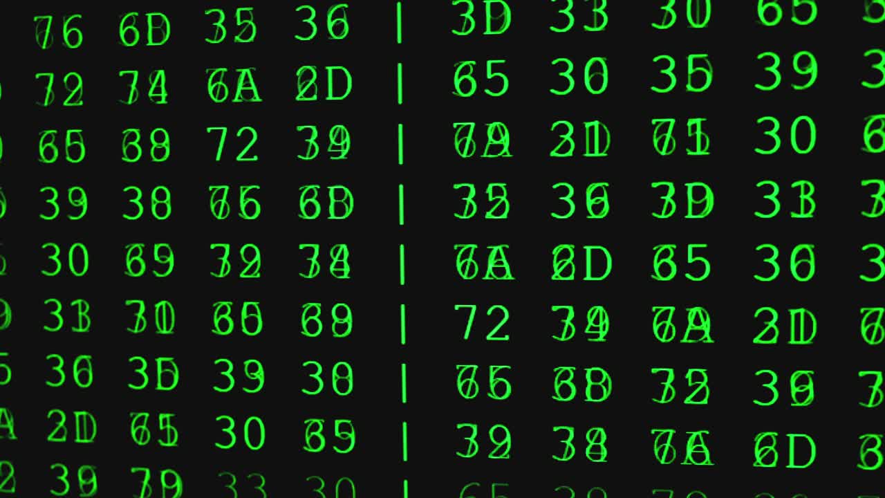 código de programa en la pantalla del pc