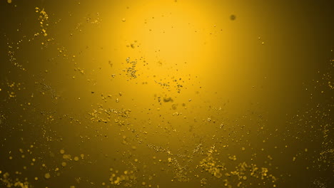 gold bubbles splash abstract background