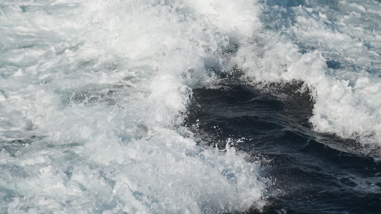 The torrential splashing whitewater, offers a meditation on nature's raw power