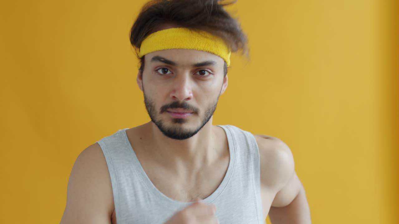 Man in Sports Attire