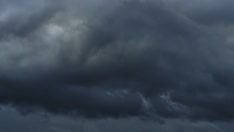 beautiful dark dramatic sky with stormy clouds time lapse before the rain or snow, winter season
