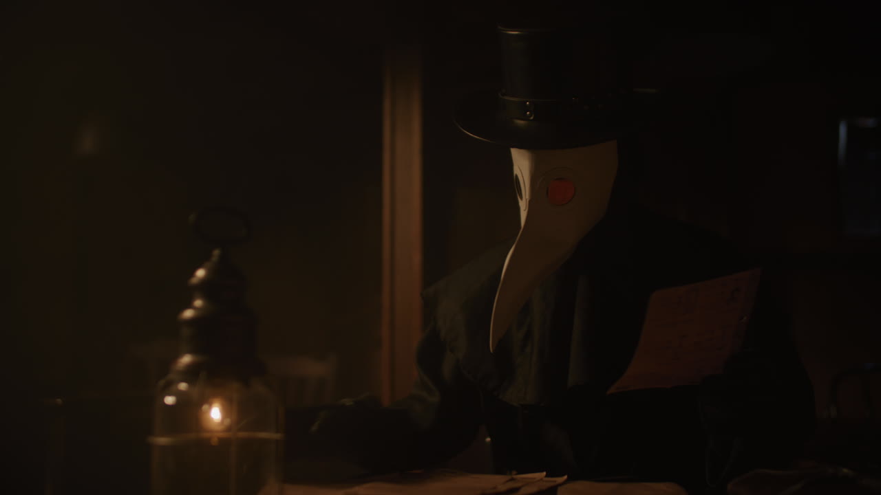 Plague Doctor in the Dark