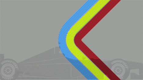 Bewegung-Abstrakte-Geometrische-Linien-und-Sportwagen-Retro-Formel-Ein-Hintergrund