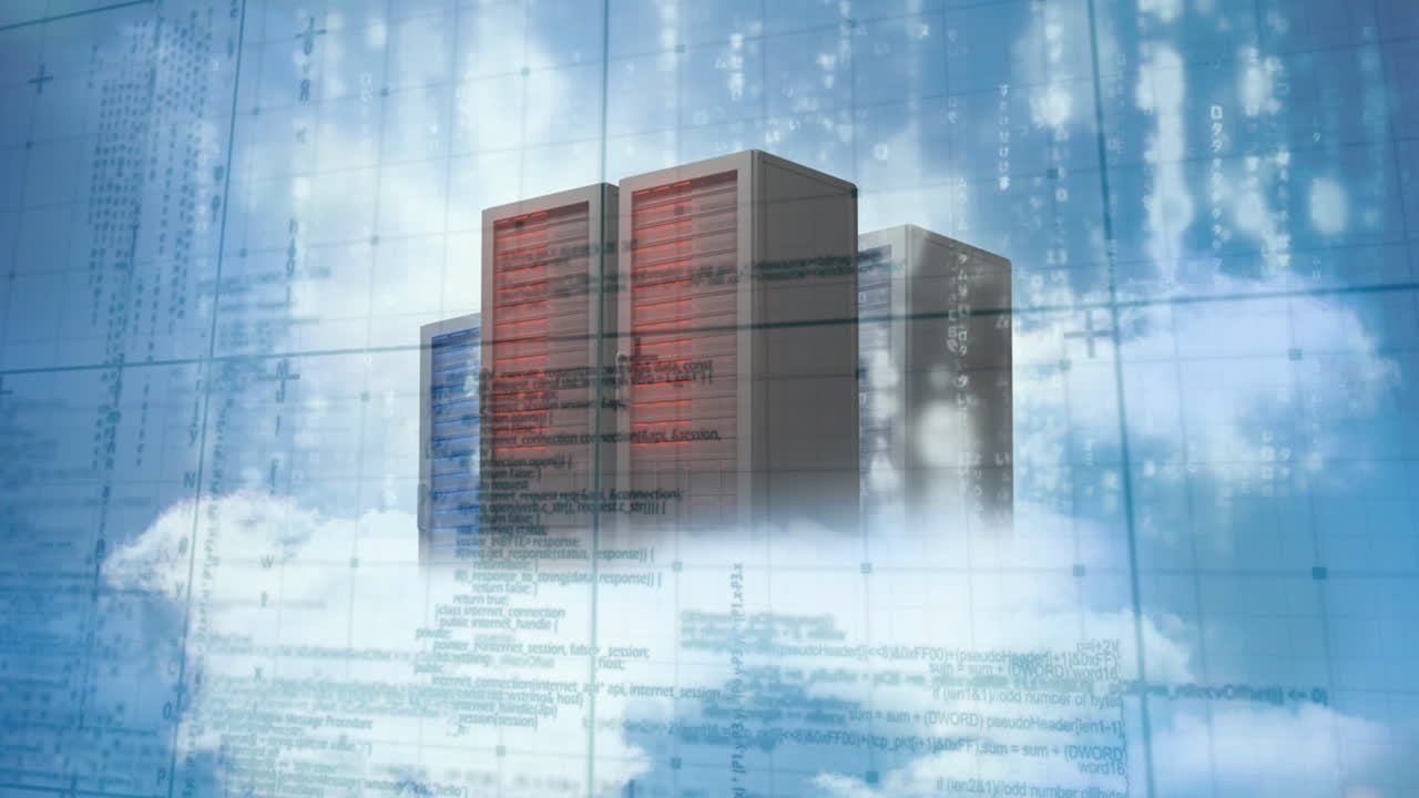 animación de códigos binarios