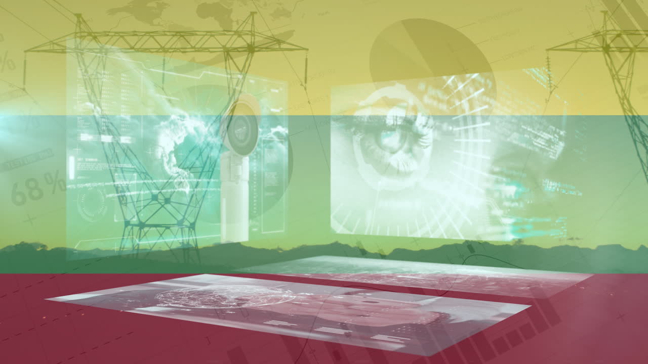 리투아니아의  ⁇ 발의 애니메이션 데이터 처리