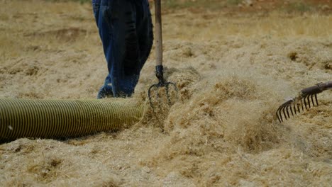 Hay-sprayer-farmer