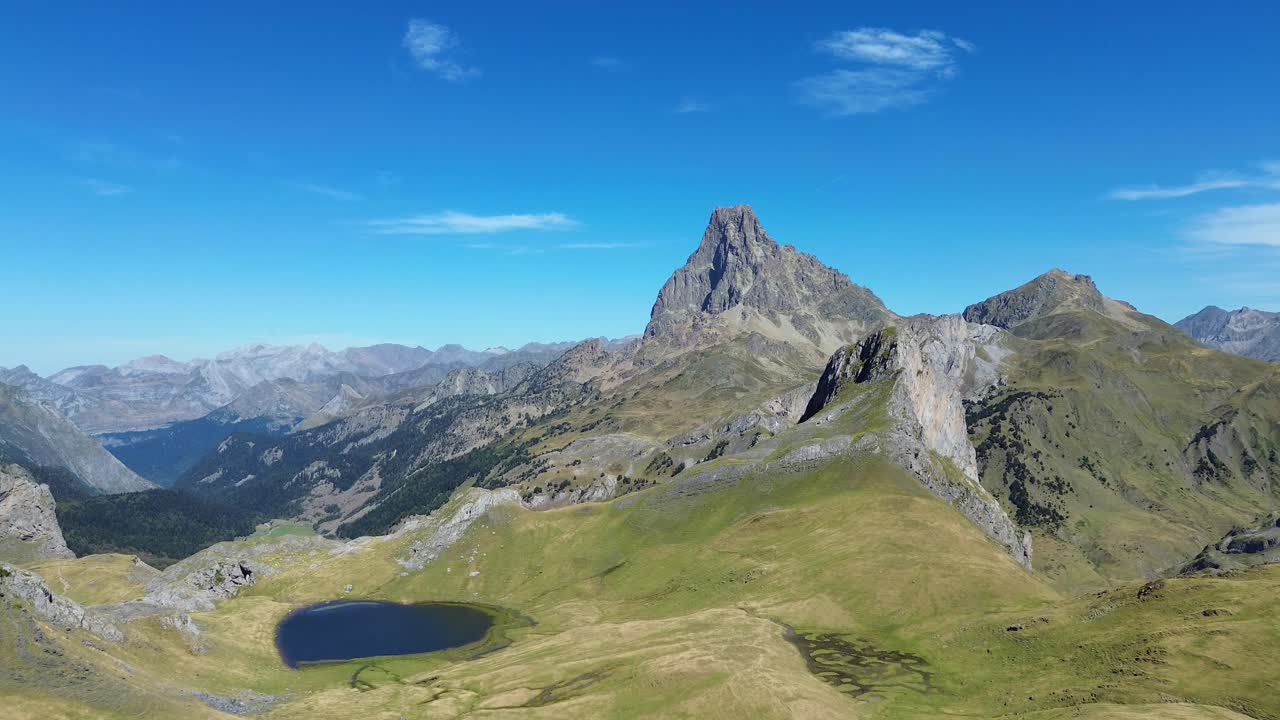 Stunning Midi d'Ossau mountain in France with scenic views and serenity