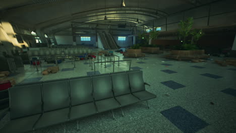 terminal de aeropuerto vacía