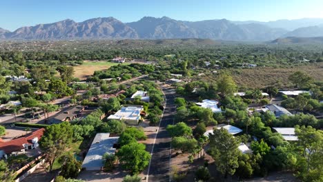 luxury american neighborhood in southwest usa