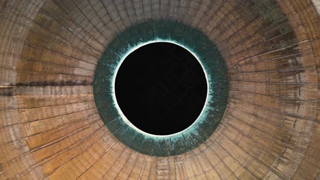 aerial crane shot reveals dome of the pantheon, oculus