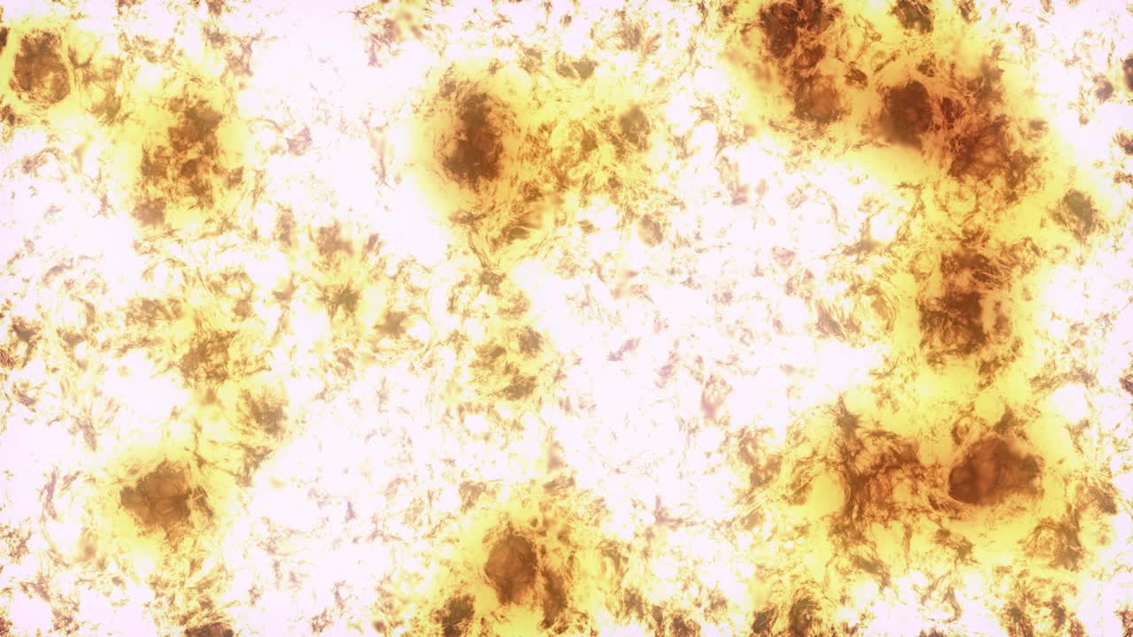 태양의 뜨거운 표면, 별의 질감, 우주 배경